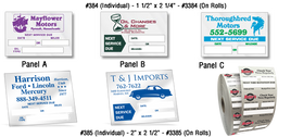 Auto Service Stickers