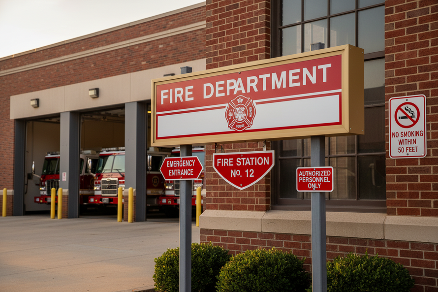 Fire Department Signs