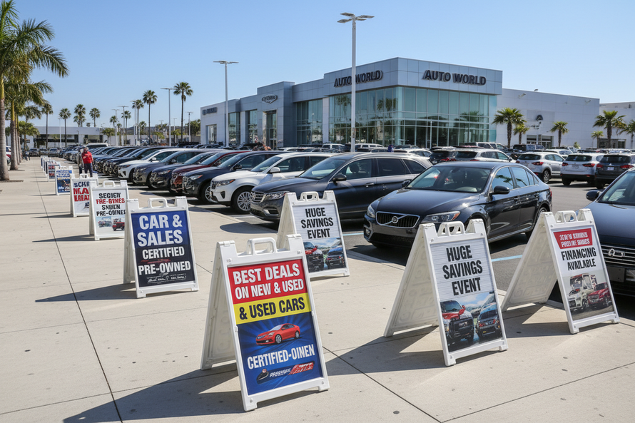 Frame Sign Example A-Frame Signs| PDQ Signs LLC