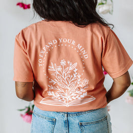 Take the Time (Front Pocket) w/ To Expand Your Mind (Back) - Comfort Colors Tee