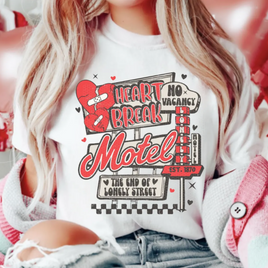 Heart Breaker Motel - Valentine Shirt & Crewneck