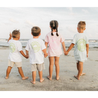 Beach Bum (front) / Ocean Sunset (back) - Child Tee