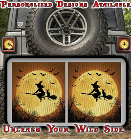 Wicked witch over the moon Taillight cover decal 12