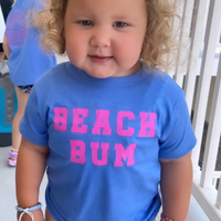 Beach Bum (front) / Ocean Sunset (back) - Child Tee