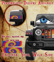 Tie Dye Jl and Gladiator Turn signal decal. 39