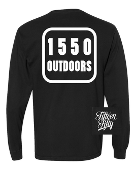 1550 - Long Sleeve Pocket Logo Tee