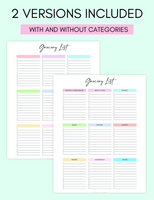 Meal Planner & Grocery List