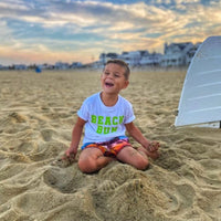 Beach Bum (front) / Ocean Sunset (back) - Child Tee
