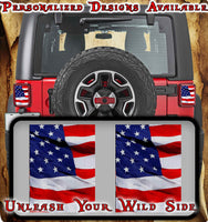 Merica Taillight cover decal 19