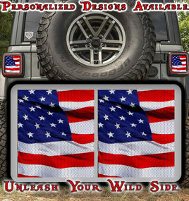 Merica Taillight cover decal 19