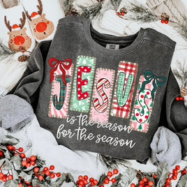 Jesus is the reason for Christmas Comfort Colors T-Shirt/Crewneck