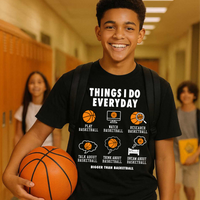 Things I Do Everyday - T-Shirt - Black