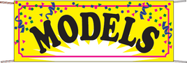 Printed Confetti Banners (Models) (3' x 8')