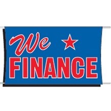 Heavy-Duty Scrim Catch All Banner (We Finance) (3' x 5')
