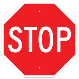 STOP SIGNS 18"X18"  Aluminum Composite Economical