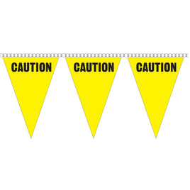 100' Safety Slogan Pennant (Caution)