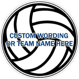 Sports Sticker/ Magnets  6'' diameter Volleyball