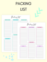 Packing List