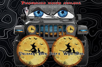 Wicked Witch and moon for a round beast headlight decal.