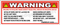 JEEP WARNING Visor Stickers