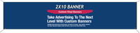 2ftx10ft Custom Size Banners