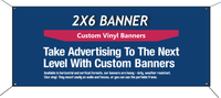 2ftx6ft Custom Size Banners