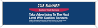 2ftx8ft Custom Size Banners