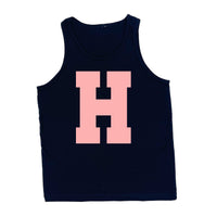 VARSITY INITIALS - CHILD TANK - BLACK