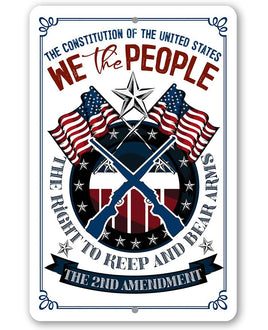 2nd Amendment - Metal Sign