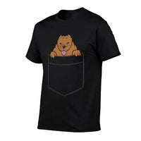American Bully In The Pocket Cute American Bully  Fade-proof Color T-Shirt