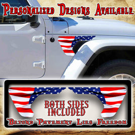 fender vent for the JL or JT 2018 or newer Merica 168