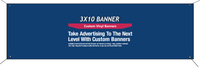 3ftx10ft Custom Size Banners