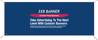 3ftx8ft Custom Size Banners
