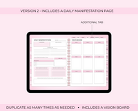 2026 Simply Elegant Digital Planner in Pink
