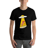 Egg Abducting Bacon Funny Alien UFO Breakfast Galaxy Food Premium  Breathable T-Shirt