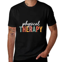 Retro Groovy Physical Therapy Funny Physical Therapist Pt  Vintage-inspired T-Shirt