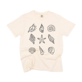 3x3 Seashells - Comfort Colors Tee