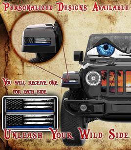 Police flag Jl and Gladiator Turn signal decal 44