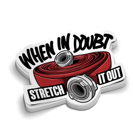 Stretch it Out | Firefighter Tumbler Locker Stickers