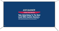 4ftx8ft Custom Size Banners