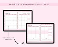 2026 Simply Elegant Digital Planner in Pink