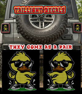 Cool duck Taillight cover decal
