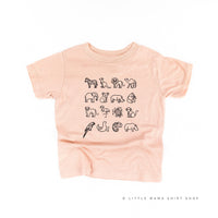 4x4 Zoo Animals - Child Tee