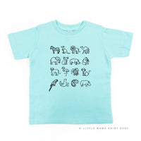 4x4 Zoo Animals - Child Tee