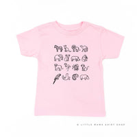 4x4 Zoo Animals - Child Tee