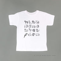 4x4 Zoo Animals - Child Tee