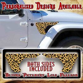 Chetta print fender vent for the JL or JT 2018 or newer