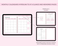 2026 Simply Elegant Digital Planner in Pink