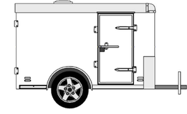 5ftx8ft Cargo Trailer *