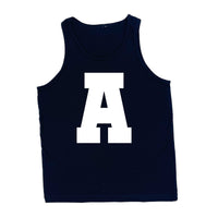 VARSITY INITIALS - CHILD TANK - BLACK